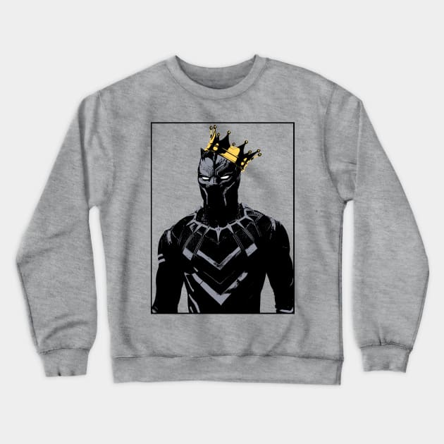 Black Panther Crewneck Sweatshirt by Midnight Run Studio